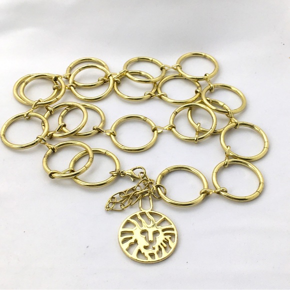 Anne Klein Accessories Vintage Anne Klein Gold Chain Link Belt